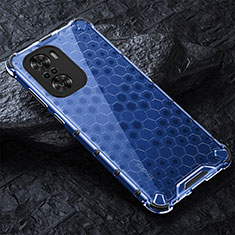 Custodia Silicone Trasparente Laterale 360 Gradi Cover AM3 per Xiaomi Mi 11i 5G Blu