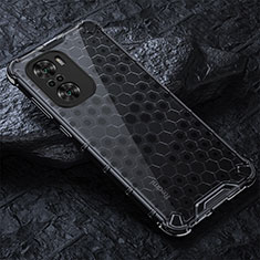 Custodia Silicone Trasparente Laterale 360 Gradi Cover AM3 per Xiaomi Mi 11X Pro 5G Nero