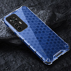 Custodia Silicone Trasparente Laterale 360 Gradi Cover AM3 per Xiaomi Mi 12T 5G Blu
