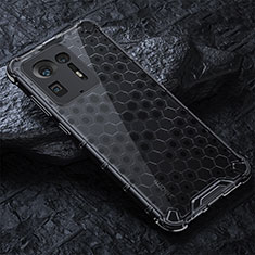 Custodia Silicone Trasparente Laterale 360 Gradi Cover AM3 per Xiaomi Mi Mix 4 5G Nero