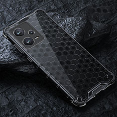 Custodia Silicone Trasparente Laterale 360 Gradi Cover AM3 per Xiaomi Redmi Note 12 Explorer Nero