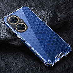 Custodia Silicone Trasparente Laterale 360 Gradi Cover AM4 per Huawei Nova 11i Blu