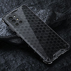 Custodia Silicone Trasparente Laterale 360 Gradi Cover AM4 per OnePlus 9R 5G Nero