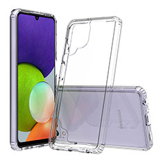 Custodia Silicone Trasparente Laterale 360 Gradi Cover ZJ3 per Samsung Galaxy A22 4G Chiaro