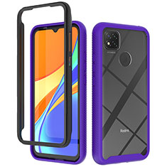 Custodia Silicone Trasparente Laterale 360 Gradi Cover ZJ4 per Xiaomi POCO C3 Viola