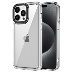 Custodia Silicone Trasparente Laterale Cover AC1 per Apple iPhone 16 Pro Chiaro