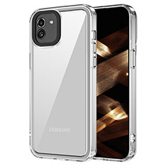 Custodia Silicone Trasparente Laterale Cover AC1 per Samsung Galaxy A03 Chiaro