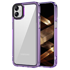 Custodia Silicone Trasparente Laterale Cover AC1 per Samsung Galaxy A04 4G Lavanda