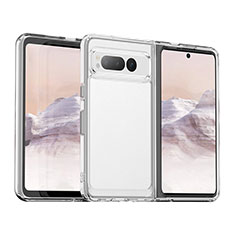 Custodia Silicone Trasparente Laterale Cover J01S per Google Pixel Fold 5G Chiaro