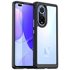 Custodia Silicone Trasparente Laterale Cover J01S per Huawei Nova 9 Pro Nero