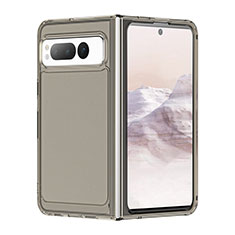 Custodia Silicone Trasparente Laterale Cover J02S per Google Pixel Fold 5G Grigio