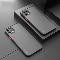 Custodia Silicone Trasparente Laterale Cover M01 per Xiaomi Mi 11 Lite 5G Nero