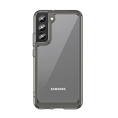 Custodia Silicone Trasparente Laterale Cover M03 per Samsung Galaxy S22 Plus 5G Grigio