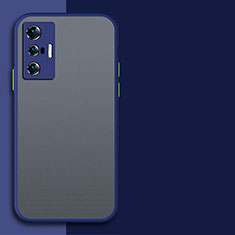 Custodia Silicone Trasparente Laterale Cover P01 per Vivo X70t Blu