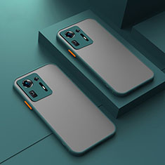 Custodia Silicone Trasparente Laterale Cover P01 per Xiaomi Mi Mix 4 5G Verde