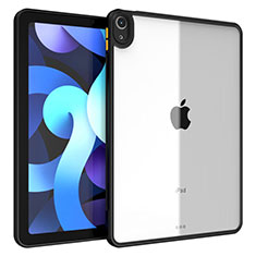 Custodia Silicone Trasparente Laterale Cover per Apple iPad Air 5 10.9 (2022) Nero