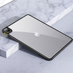 Custodia Silicone Trasparente Laterale Cover per Apple iPad Pro 11 (2021) Nero
