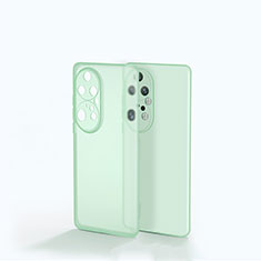 Custodia Silicone Trasparente Laterale Cover per Huawei P50 Verde