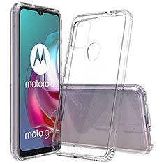 Custodia Silicone Trasparente Laterale Cover per Motorola Moto G20 Chiaro