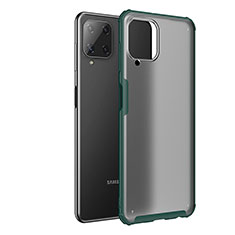 Custodia Silicone Trasparente Laterale Cover per Samsung Galaxy A22 4G Verde