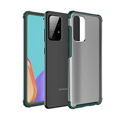 Custodia Silicone Trasparente Laterale Cover per Samsung Galaxy A52 4G Verde