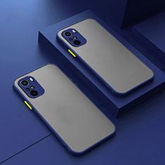 Custodia Silicone Trasparente Laterale Cover per Xiaomi Mi 11i 5G Blu