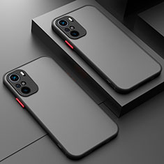 Custodia Silicone Trasparente Laterale Cover per Xiaomi Poco F3 5G Nero