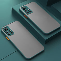 Custodia Silicone Trasparente Laterale Cover per Xiaomi Poco X4 NFC Verde Notte