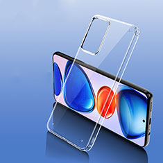 Custodia Silicone Trasparente Laterale Cover W01L per Xiaomi Redmi Note 11T 5G Chiaro