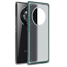 Custodia Silicone Trasparente Laterale Cover WL1 per Huawei Honor Magic3 Pro 5G Verde