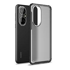 Custodia Silicone Trasparente Laterale Cover WL1 per Huawei P50 Pro Nero