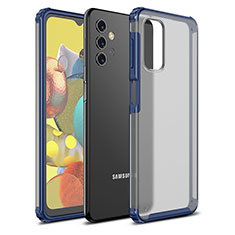 Custodia Silicone Trasparente Laterale Cover WL1 per Samsung Galaxy A32 5G Blu