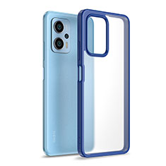 Custodia Silicone Trasparente Laterale Cover WL1 per Xiaomi Poco X4 GT 5G Blu