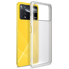 Custodia Silicone Trasparente Laterale Cover WL1 per Xiaomi Poco X4 Pro 5G Chiaro
