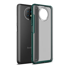 Custodia Silicone Trasparente Laterale Cover WL1 per Xiaomi Redmi Note 9T 5G Verde