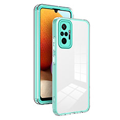 Custodia Silicone Trasparente Specchio Laterale Cover H01P per Xiaomi Redmi Note 10 Pro 4G Verde