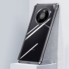 Custodia Silicone Trasparente Specchio Laterale Cover M01 per Huawei Mate 40E 4G Nero