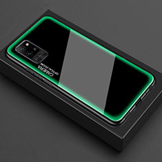 Custodia Silicone Trasparente Specchio Laterale Cover per Huawei Honor Play4 Pro 5G Verde