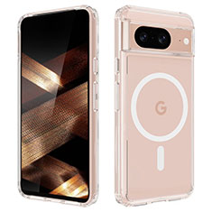 Custodia Silicone Trasparente Ultra Slim Morbida con Mag-Safe Magnetic per Google Pixel 7 5G Chiaro