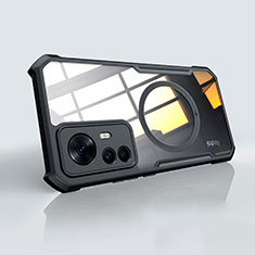 Custodia Silicone Trasparente Ultra Slim Morbida con Mag-Safe Magnetic per Xiaomi Mi 12T 5G Nero