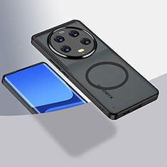 Custodia Silicone Trasparente Ultra Slim Morbida con Mag-Safe Magnetic QK1 per Xiaomi Mi 13 Ultra 5G Nero
