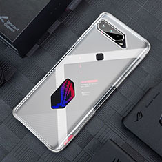 Custodia Silicone Trasparente Ultra Slim Morbida per Asus ROG Phone 5s Pro Chiaro