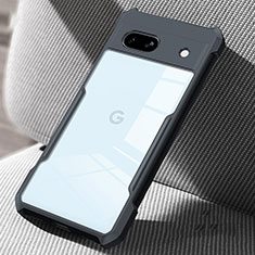 Custodia Silicone Trasparente Ultra Slim Morbida per Google Pixel 7a 5G Nero