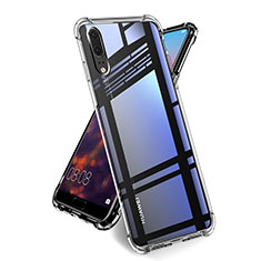 Custodia Silicone Trasparente Ultra Slim Morbida per Huawei P20 Chiaro