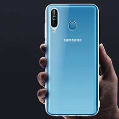 Custodia Silicone Trasparente Ultra Slim Morbida per Samsung Galaxy A40 Chiaro