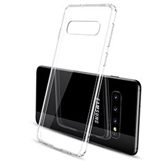 Custodia Silicone Trasparente Ultra Slim Morbida per Samsung Galaxy S10 Chiaro