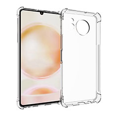 Custodia Silicone Trasparente Ultra Slim Morbida per Sharp Aquos Sense7 Plus Chiaro