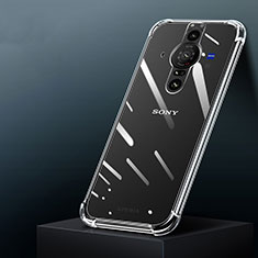 Custodia Silicone Trasparente Ultra Slim Morbida per Sony Xperia PRO-I Chiaro