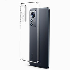 Custodia Silicone Trasparente Ultra Slim Morbida per Xiaomi Mi 12 5G Chiaro