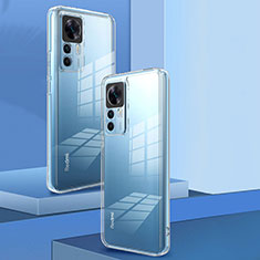 Custodia Silicone Trasparente Ultra Slim Morbida per Xiaomi Mi 12T 5G Chiaro